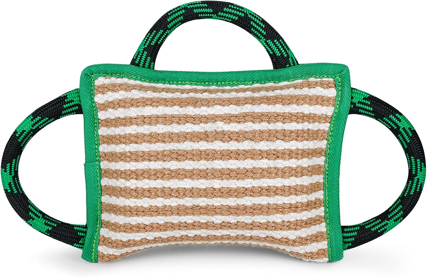 AGJIDSO Dog Bite Pillow 10"x7",Biting Pad with 3 Durable Handles Tough