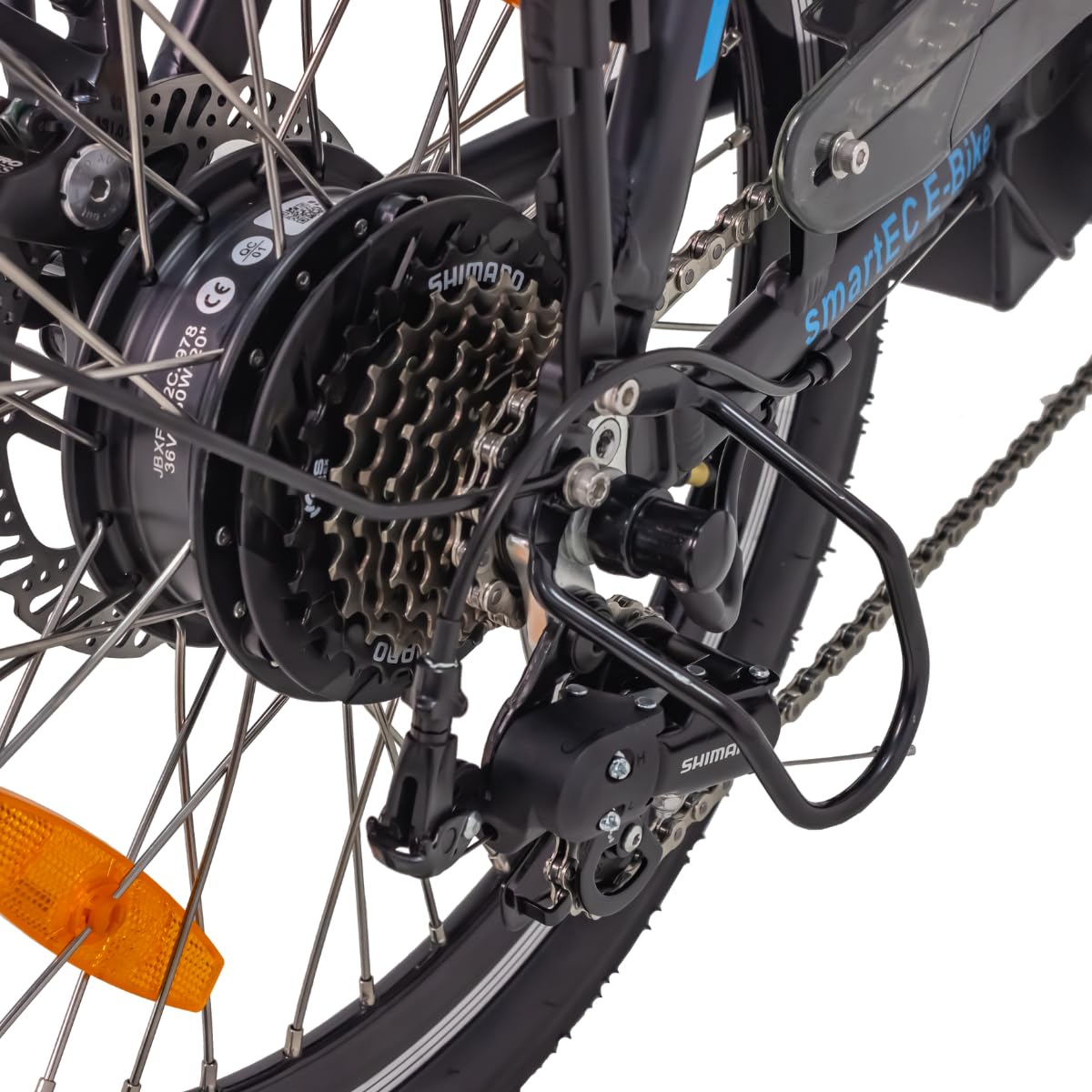 Camp-20H E-Bike Klapprad 250W Hinterradmotor Li-Ion-Akku 36V/15,6Ah 20 Zoll E-Klapprad E-Faltrad Elektrofahrrad Reichweite 100km bis 25 km/h