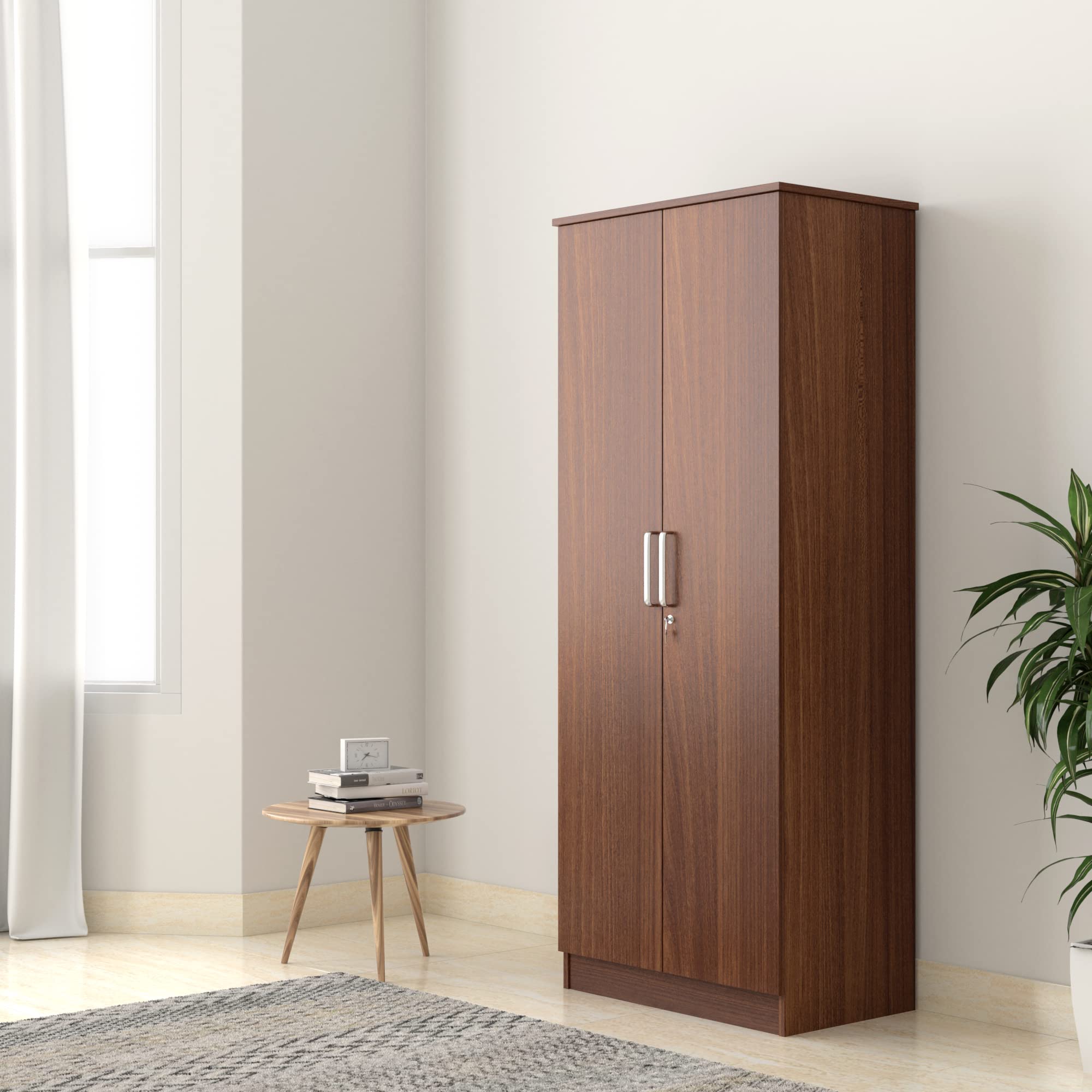 See full amazon price history chart for Amazon Brand - Solimo Grants Engineered Wood 2 Door Wardrobe (Asian Walnut Finish) Amazon Brand - Solimo Grants Engineered Wood 2 Door Wardrobe (Asian Walnut Finish) (B09ZV6RSH4) Amazon Price History, Amazon Price Tracker
