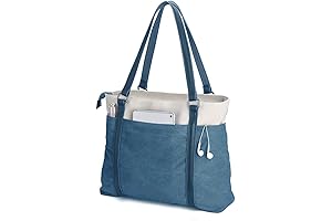 Women's Leather Tote Bag with Zipper for Laptop - Perfect for Work and Everyday Use