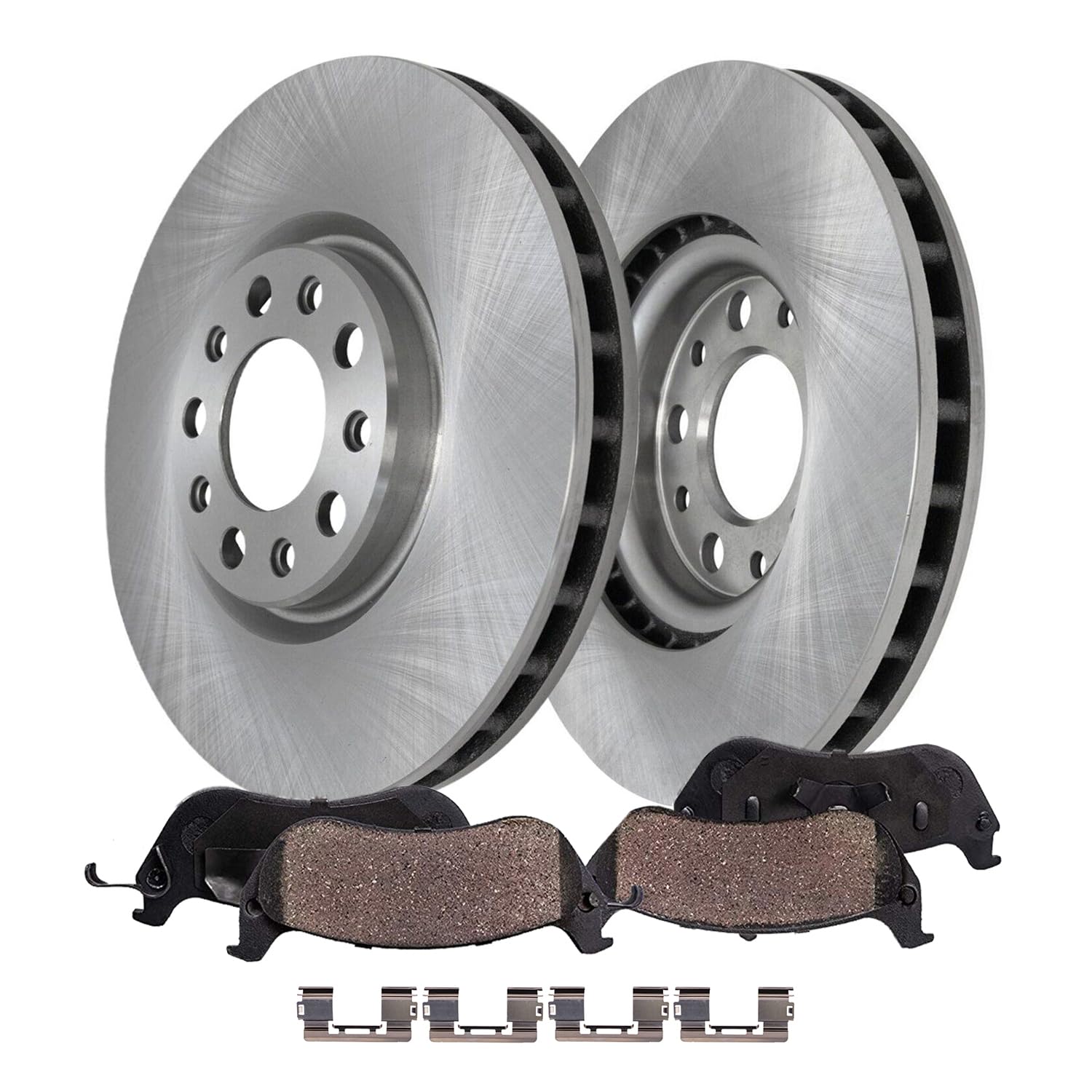 Detroit Axle - Front Brake Kit for 11-15 Chevrolet Volt 12-14 Orlando