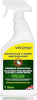 ViroPest Bed Bug Killer Spray 1L - Kills & Controls Bed Bugs - Long Lasting Treatment for Bedrooms, Mattresses, Drawers, Wardrobes - Professional Products For Home Use