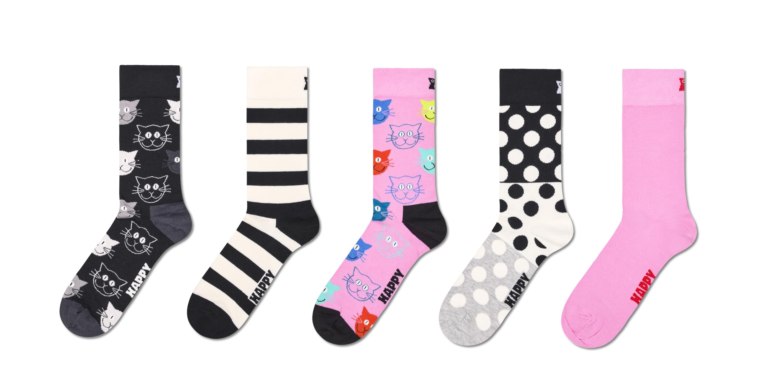 Happy Socks 5-Pack Pattern Socks