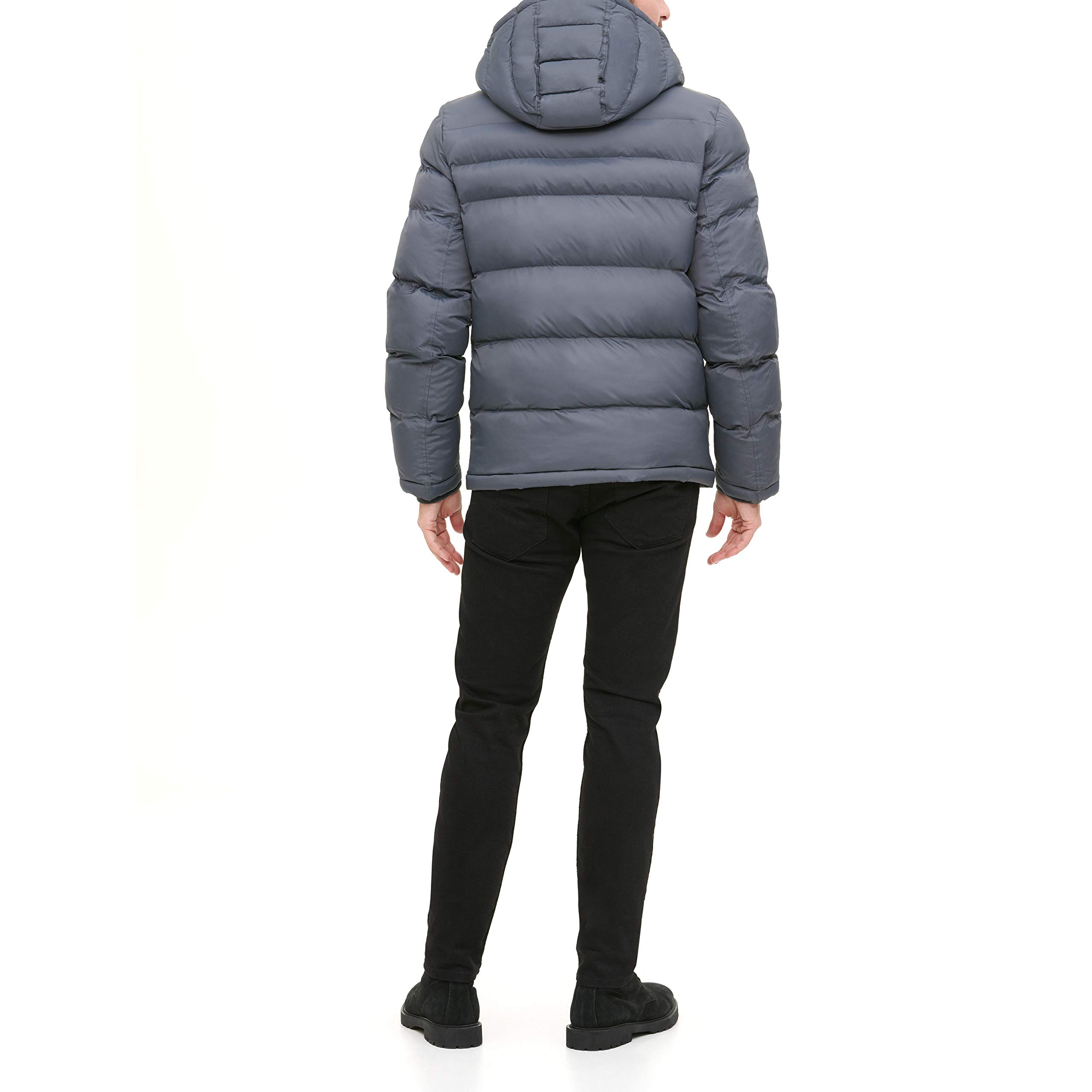 Tommy Hilfiger Men's Down Alternative Hooded Puffer Jacket (Standard and Big & Tall)