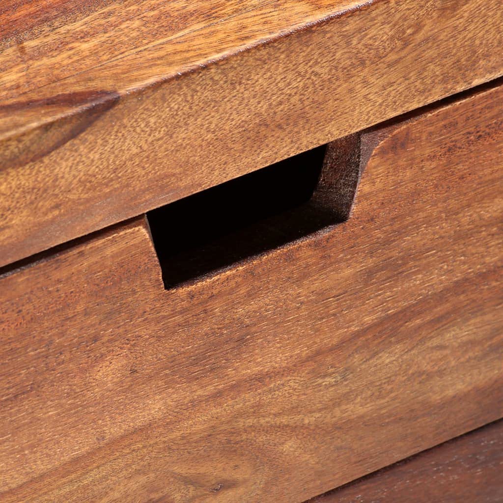 Genérico Mesita de Noche de Madera Maciza de Acacia 40x30x50 cm,Mobiliario,Mesas,Mesitas de noche-286407