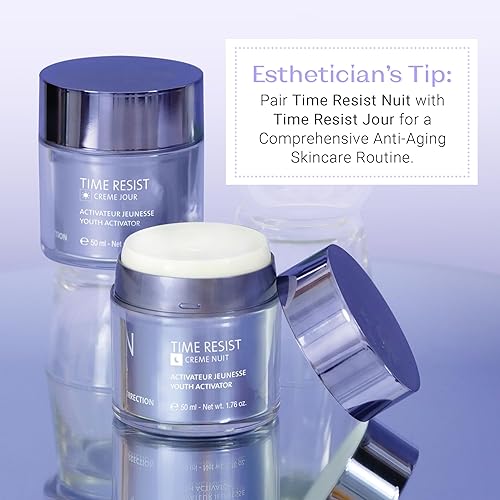 Miniatura 7 de Yon-Ka Time Resist Nuit (1.7 fl oz) Crema de noche antienvejecimiento con complejo activador juvenil y manteca de karité, hidratante antiarrugas