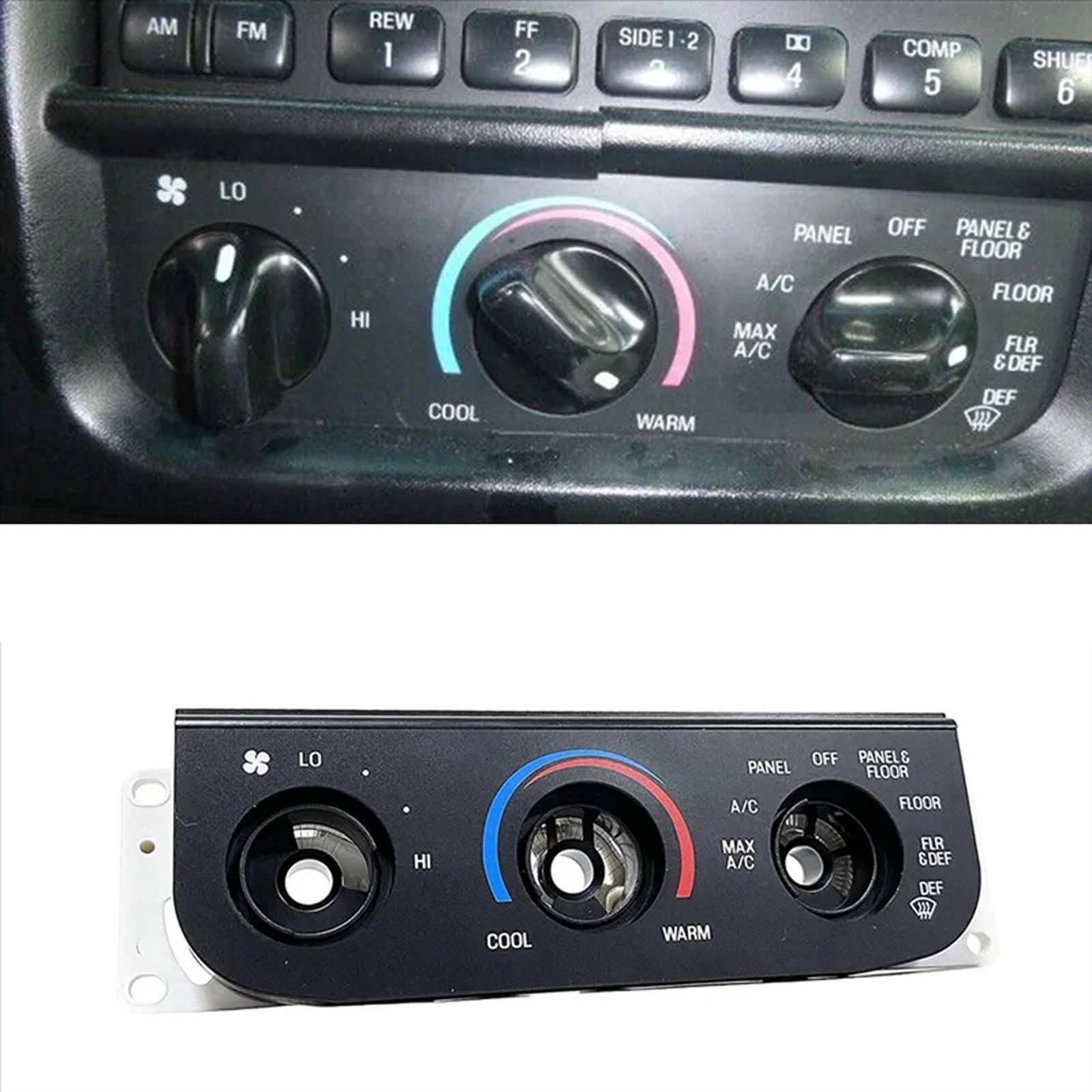 Pannello Controllo del Clima per la Regolazione della Temperatura della Cabina del Camion con Risposta Rapida YL3H19E764A 1L2Z19986AA F65Z19B888AA Pannello Controllo del Clima HVAC