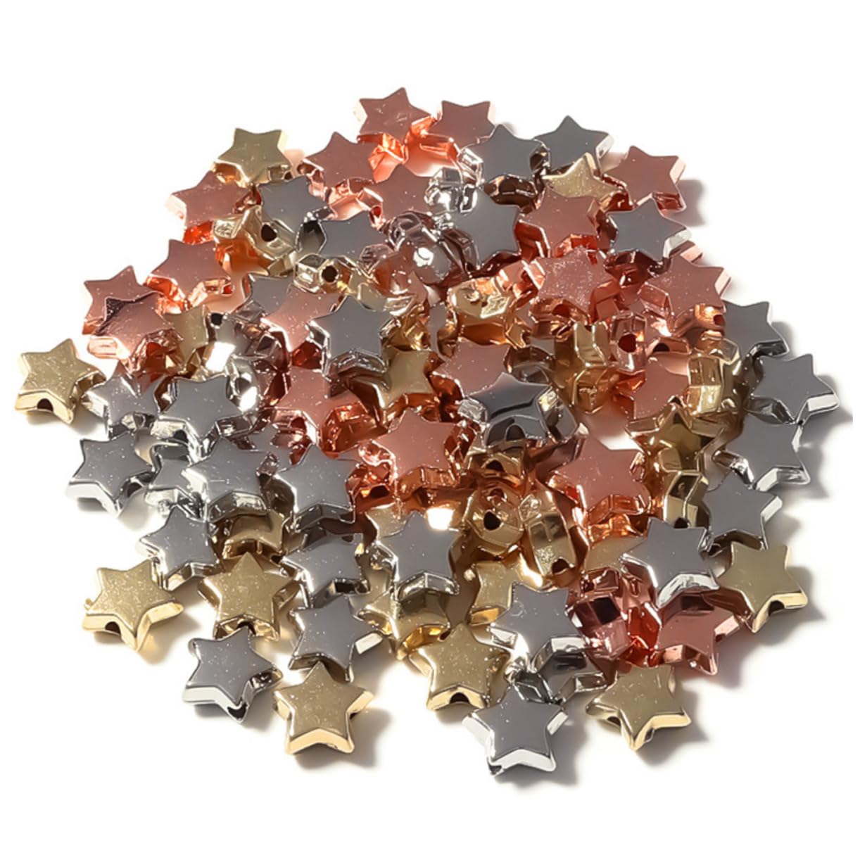 OSALADI Bolitas Forma De Para Fabricación De Joyas Accesorios Para Manualidades Unidades Por Paquete Colores Mezclados Para Pulseras Y Collares Diy 300 Piezas*5
