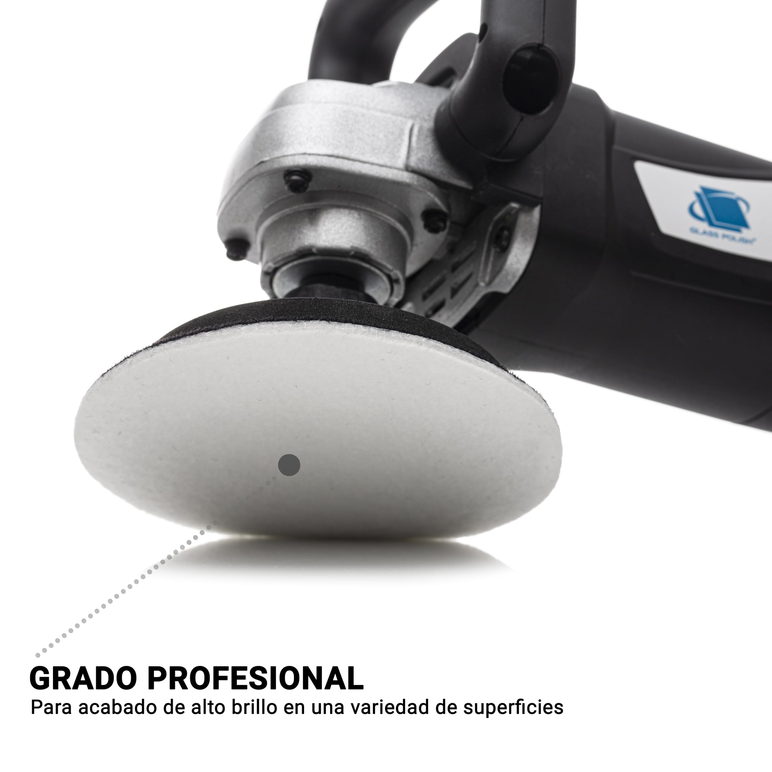 Glass Polish 11007 GP-PRO Discos de fieltro para pulir cristal, plástico, metal, mármol - Ø 75 mm - Pack de 10.