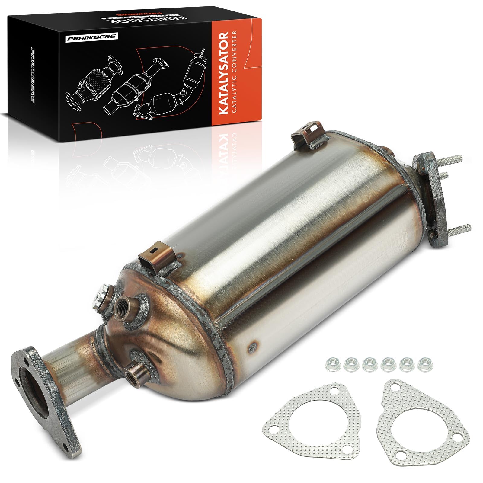 Frankberg DPF Dieselpartikelfilter Diesel Kompatibel mit A4 8EC 1.9/2.0 TDI 2004-2008 A4 Avant 8ED 1.9/2.0 TDI 2004-2008 A6 4F2 2.0 TDI 2004-2008 Replace# 8E0254750CX