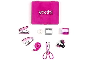Mini School Supplies Kit in Pink