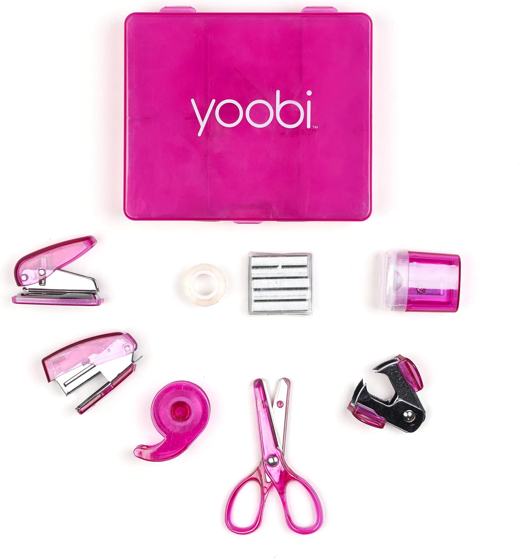 dohobby Mini Office Supply Kits Blue Desk Accessory Kit