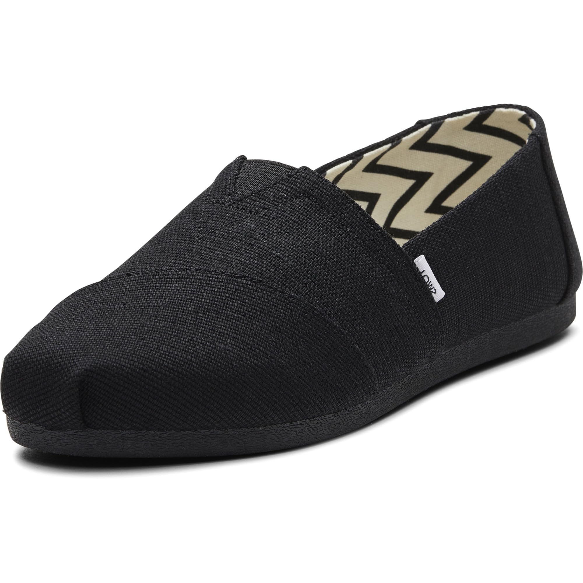 Toms Women's Black Black Alpargata Heritage In For