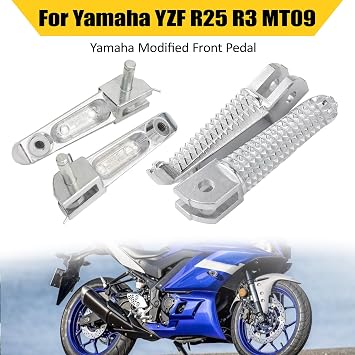 Replacement Front Footrest Footpeg Fit For Yamaha YZF-R125 MT-03 MT-09 MT-07 XSR Tracer