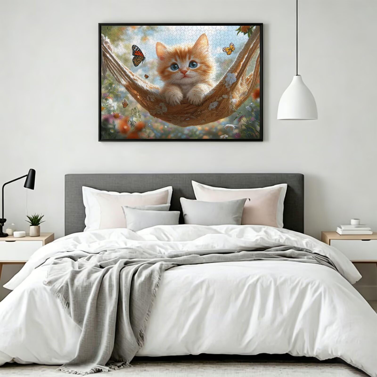 Puzzle 4000 Pezzi primavera Puzzle Classici per Gioco Familiare, n-77 | Impossibile Puzzles, Intrattenimento Creativo, Rilassamento e Intelligence, Regalo per Amore e Amico, Decorazioni Casa, gatto