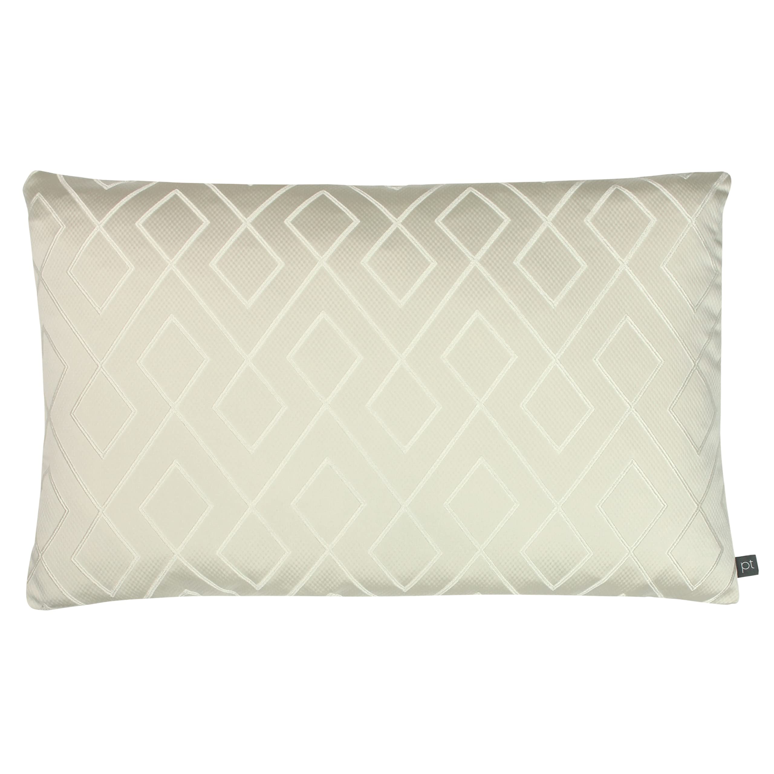 Prestigious Textiles Pivot Geometric Jacquard Feather Filled Cushion from B&Q