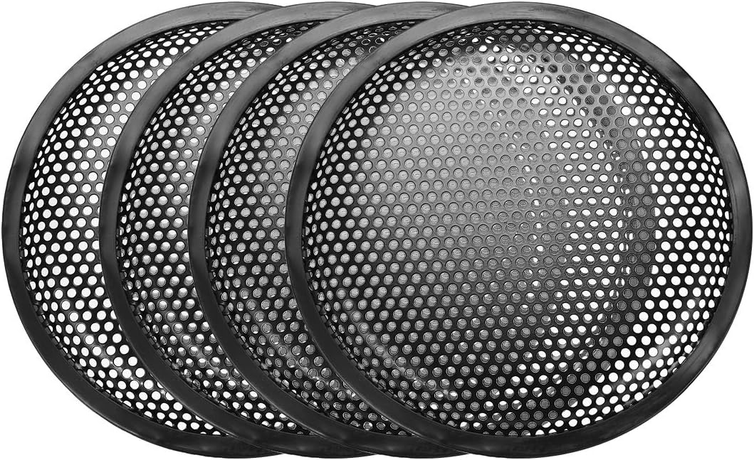 2 MR DJ DJS12 12" Subwoofer Speaker Metal Mesh Cover Waffle Speaker Grill Protect Guard Dj