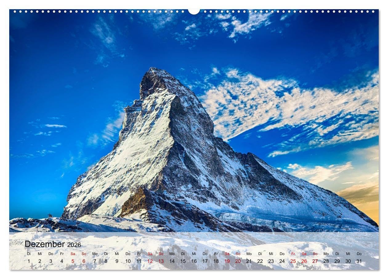 Magische Bergwelten der Erde (hochwertiger Premium Wandkalender 2026 DIN A2 quer), Kunstdruck in Hochglanz: Stimmungsvolle Naturaufnahmen von Bergregionen in geheimnisvollem Licht (CALVENDO Natur)