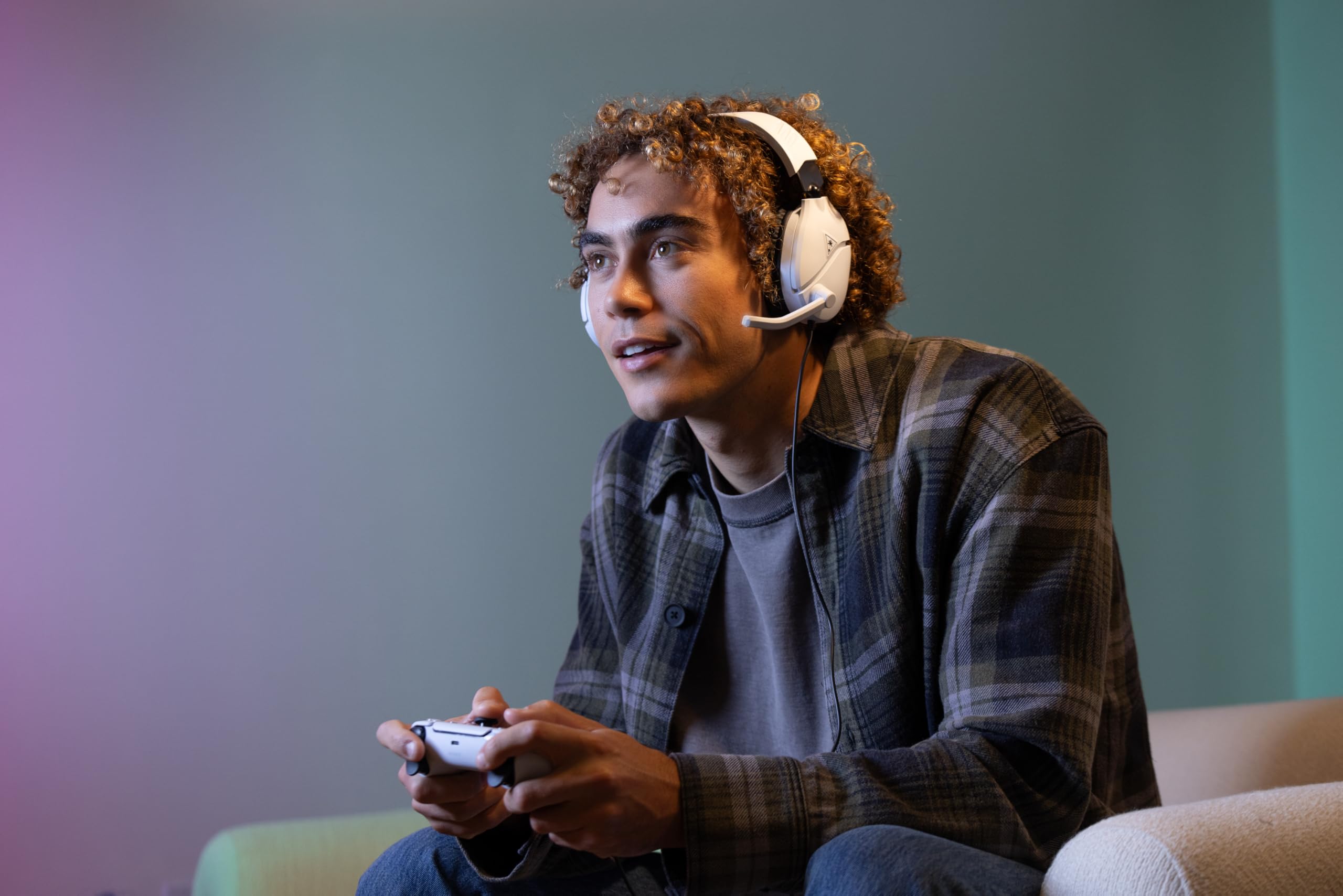Turtle Beach Recon 70 Blanco PlayStation Auriculares Multiplataforma para Juegos PS5, PS4, Xbox Series X|S, Xbox One, PC y Mobile