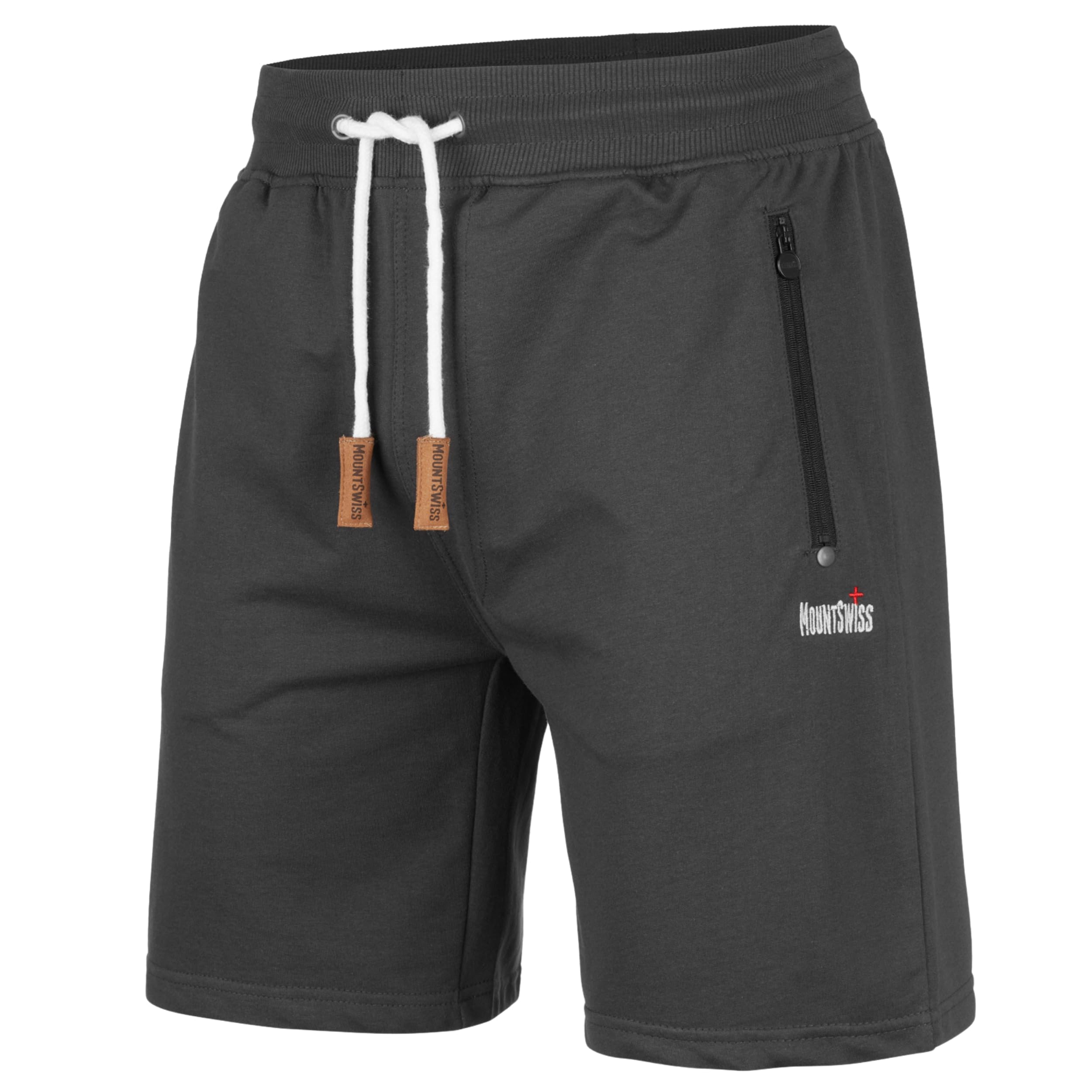 Pantalones Cortos de Ocio para Hombre Mount Swiss Liam | 2 Bolsillos Laterales y 1 Trasero con Cremallera