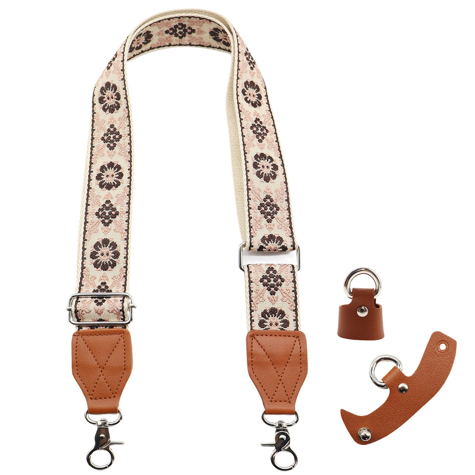 LEMEDE Purse Strap Replacement Crossbody 1.5" Wide Shoulder Strap Adjustable Straps Handbag Strap Replacement Belts