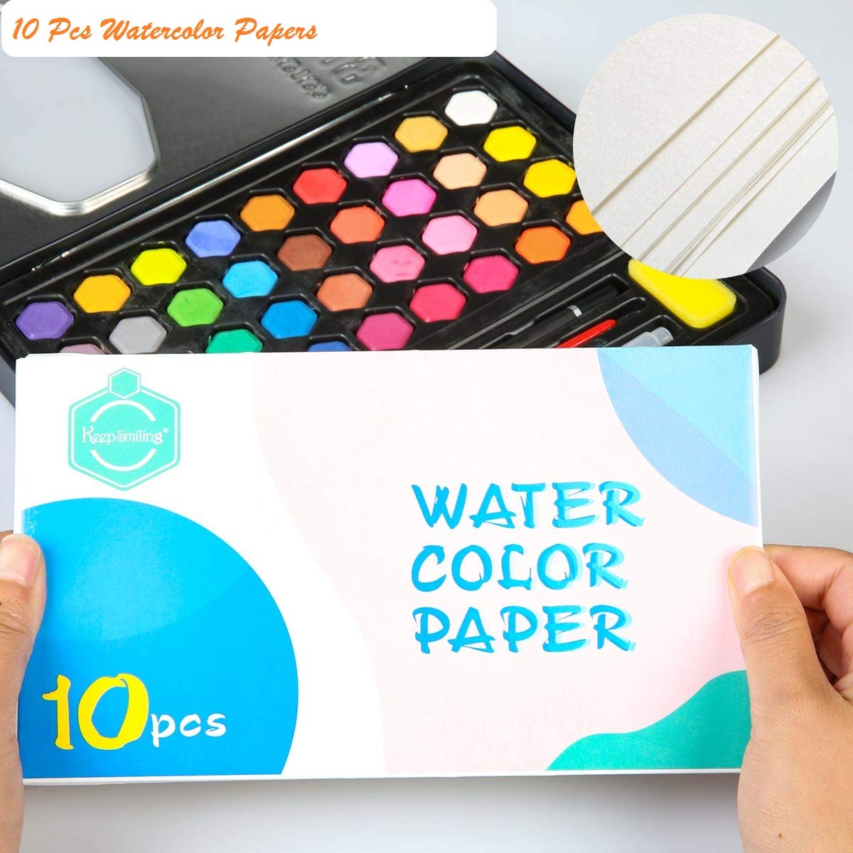 Aquarellfarben Set Mit 36 Farben – Inkl. Papier, Pinsel & Zubehör Für Anfänger Und Profis