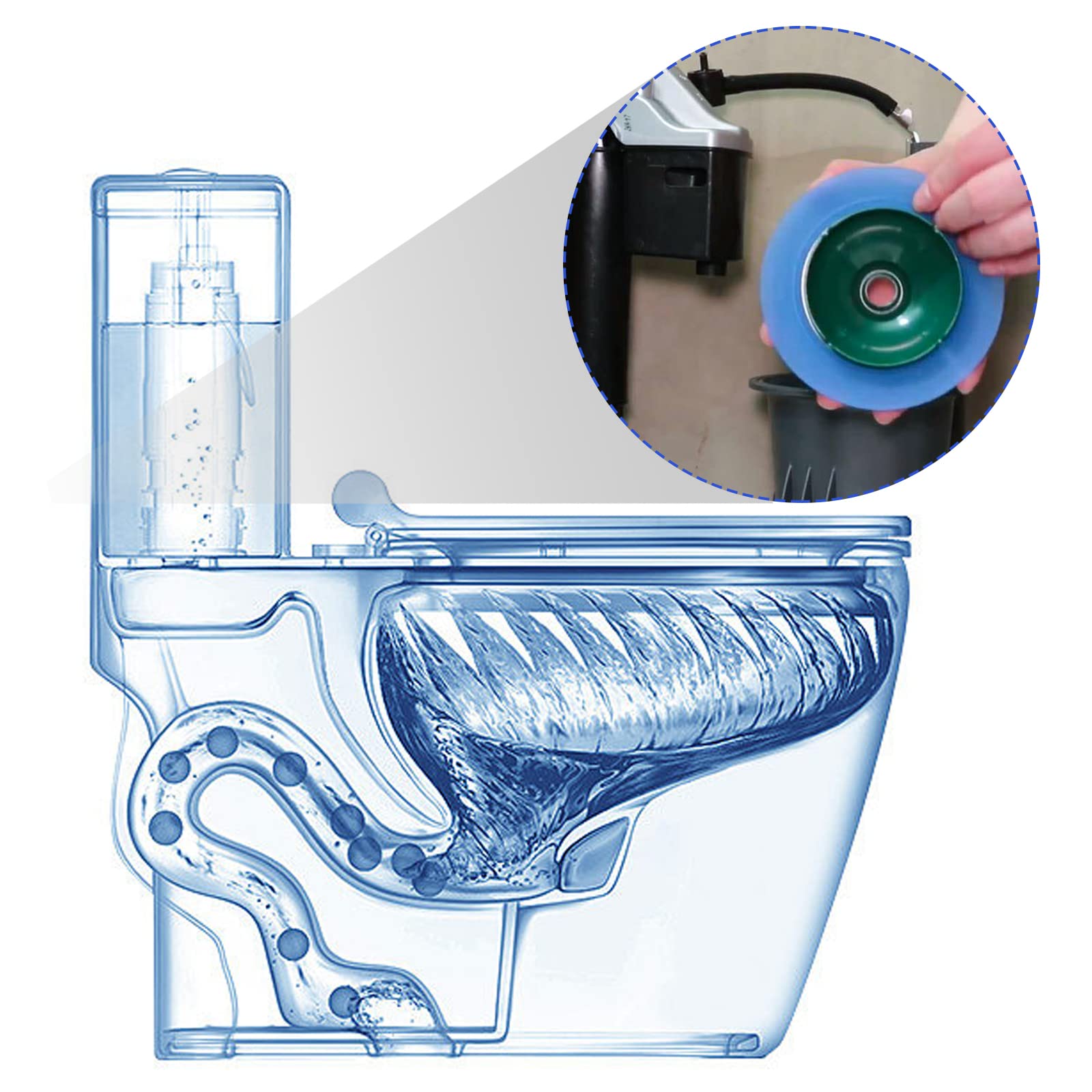 2 Pack 73011110070A Flush Valve Seal Kit For American