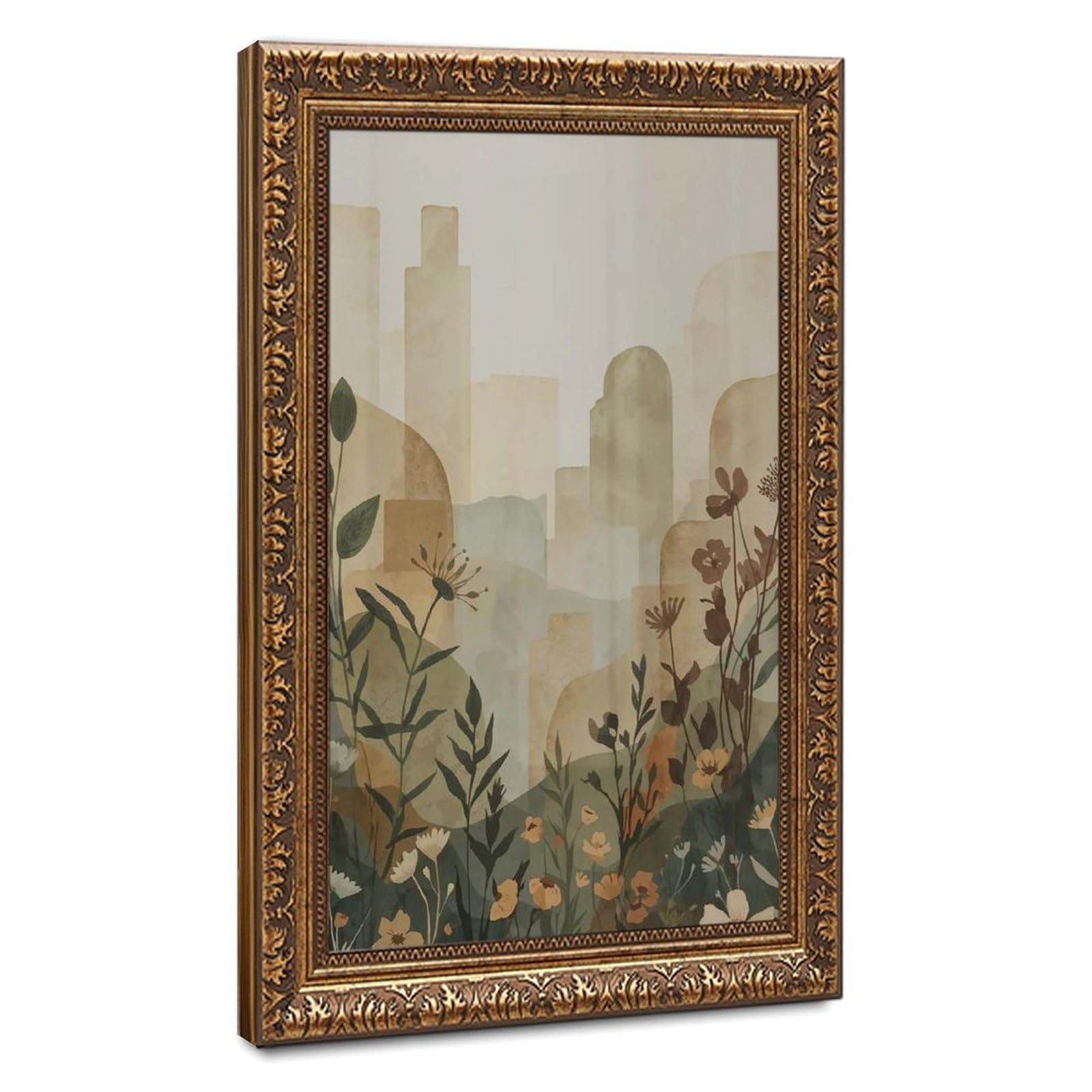Bareronor Nature Wall Mural Canvas Poster Bedroom Decor Landscape Office Room Decor Gift 24" L X 36" W