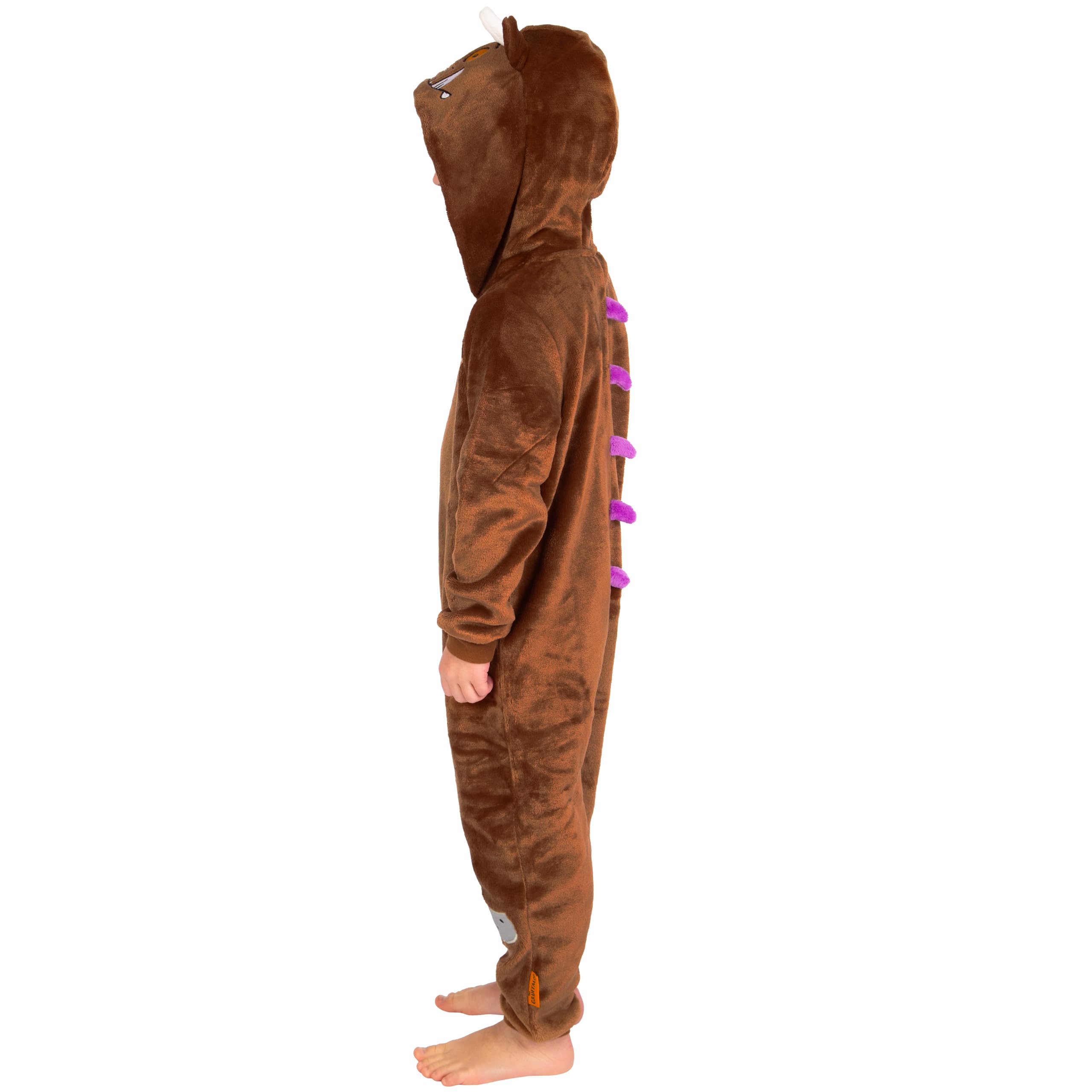 Gruffalo Pijama Niño | Pijama Mono Enterizo con Capucha Y Orejas 3D | Pijamas Invierno Niño Todo En Uno
