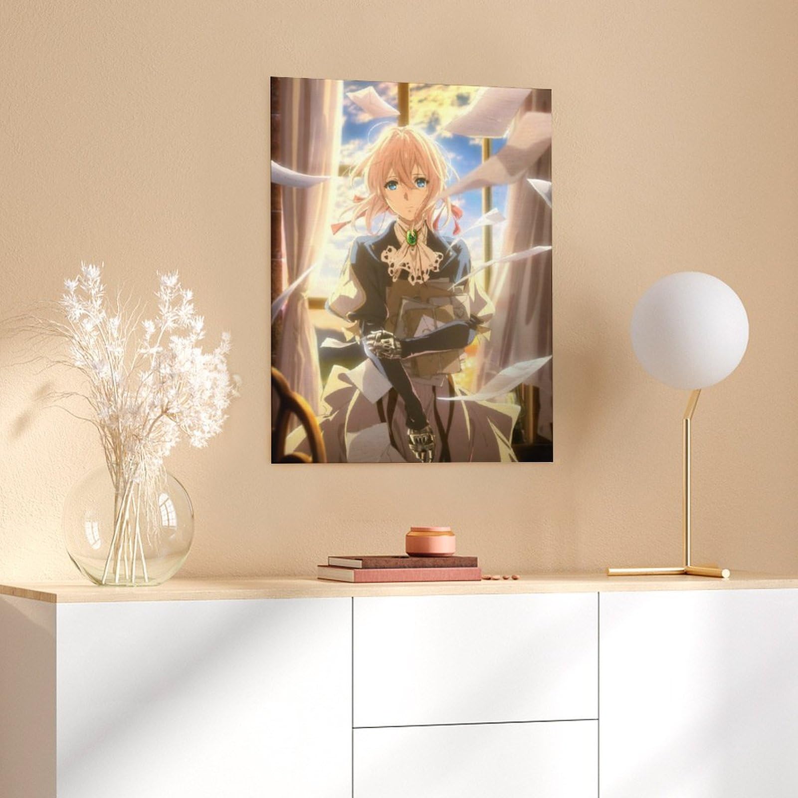 Amazon.co.jp: ヴァイオレットエヴァーガーデン イラスト 掛け絵