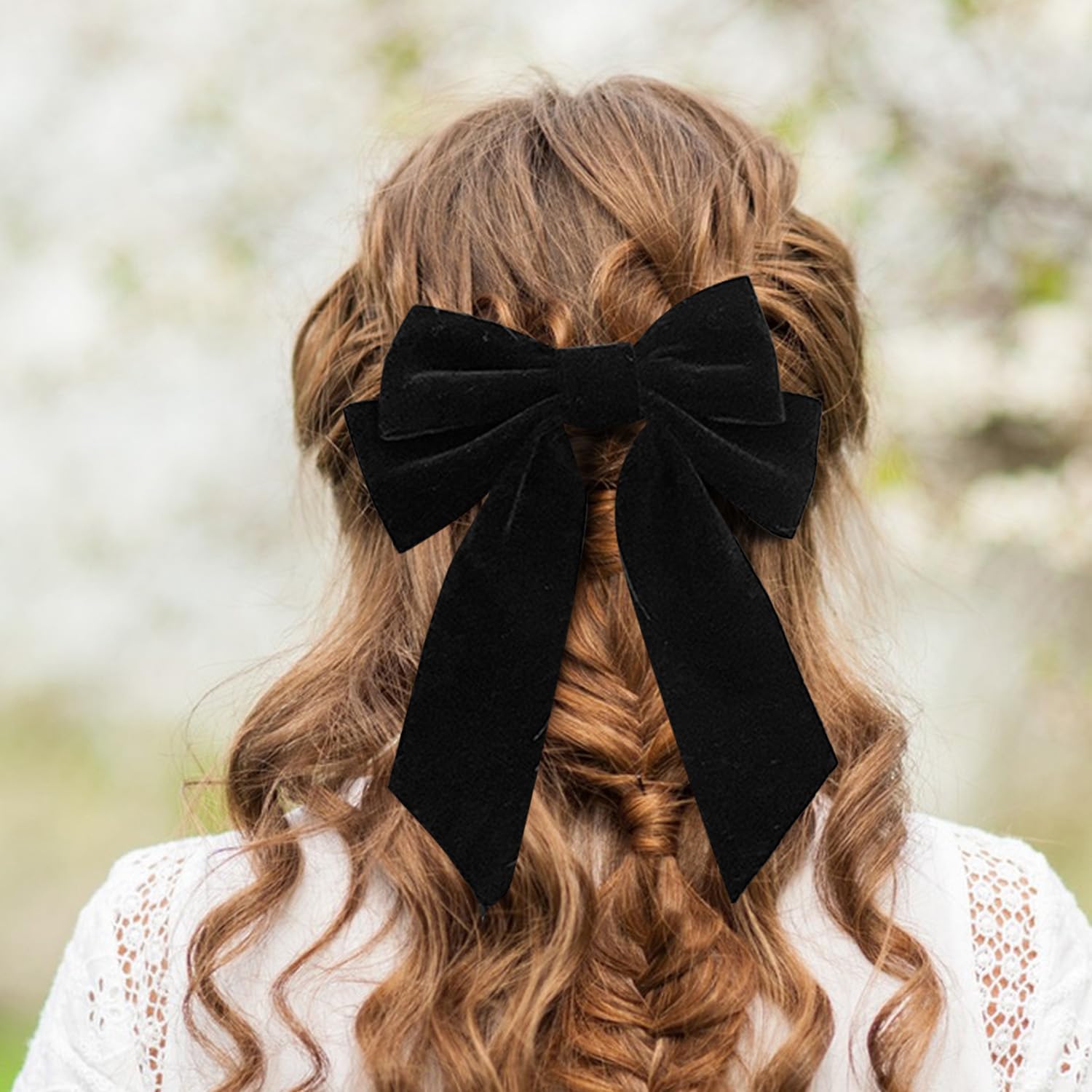 2Pcs Bows Hair Clips - Image 2