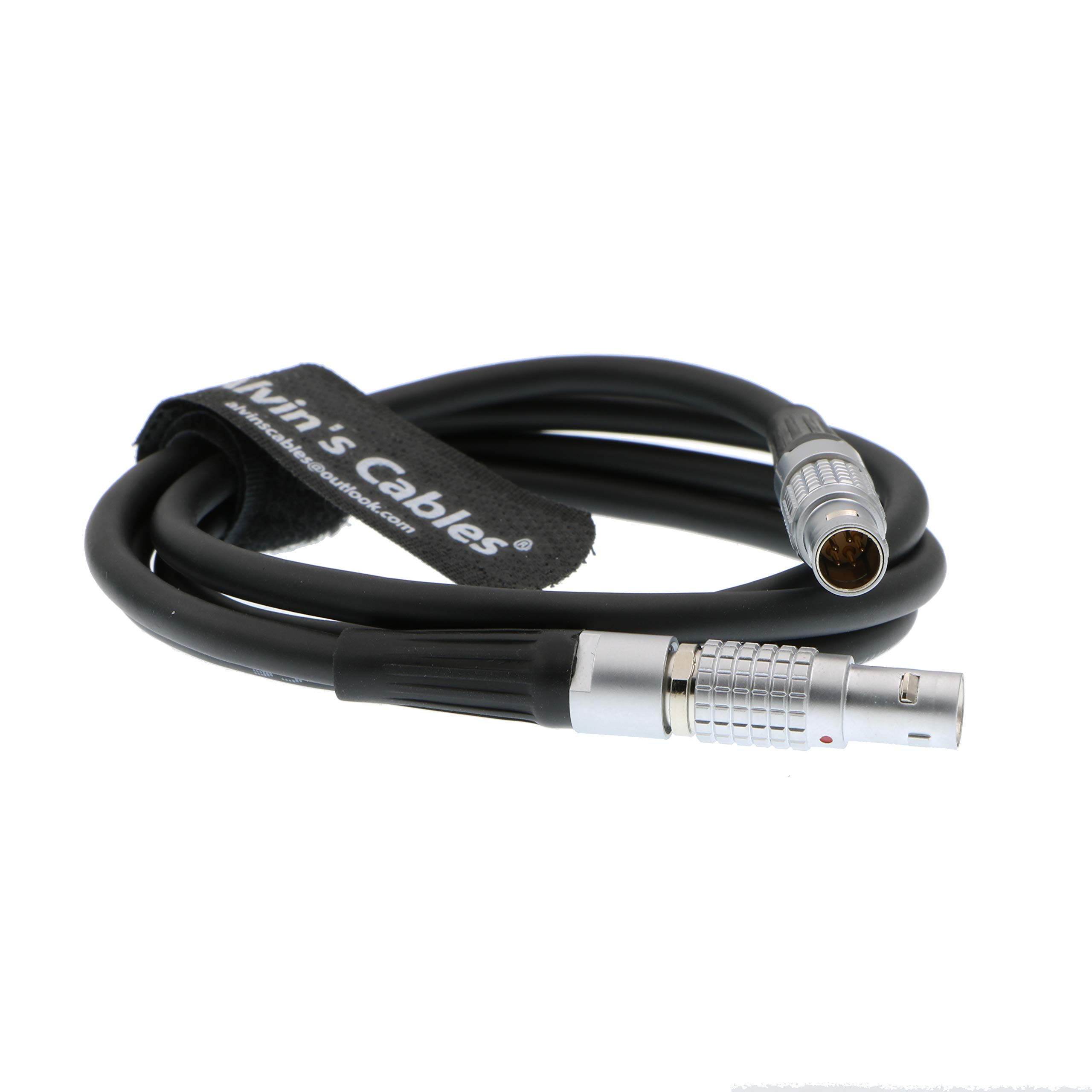 Alvin's Cables Time Code Cavo per dispositivi audio ZAXCOM DENECKE XL-LL 5 pin maschio diritto a 5 pin maschio diritto 1M