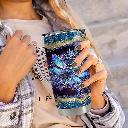 Vista 137 de SANDJEST Vaso de llama – Taza de viaje para café con aislamiento de acero inoxidable de 20 onzas – Regalos de llama para mujeres, niñas