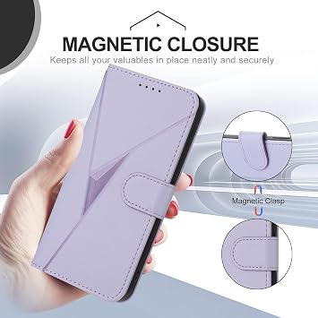 Compatible iPhone 5s Case, Folio Type, iPhone 5 Case, Folio Type, Three-Dimensional Triangle Pattern, iPhone SE1 Case, iPhone 5 Case, Comfortable Touch, Stand Function, Card Holder, Wallet