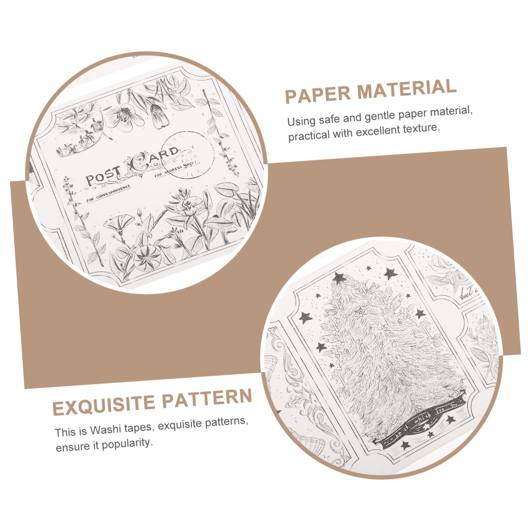 LALAFINA 18rollen Washi Tape Pflanzen Design Dekoratives Klebeband Für Scrapbooking Bastelprojekte Und Journaling Zufällige Stilvarianten