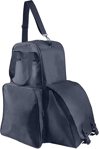 Harrison Howard Equestrian Pack Equipment Bolsa de transporte multifuncional para botas Casco Horsewhip Horse Riding Pack Equipment - Navy