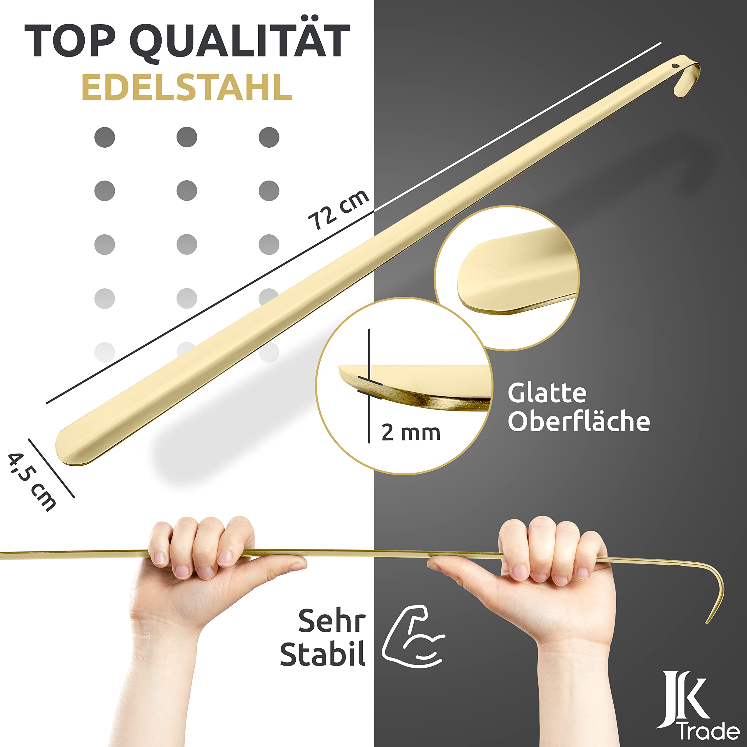 Calzascarpe In Acciaio Inossidabile Extra Lungo Da 80 Cm - SHEIN ALIA