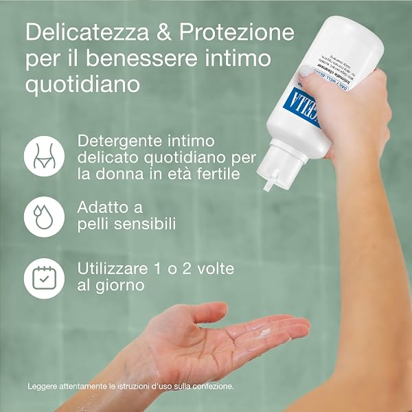 Saugella Dermoliquido Detergente Intimo Quotidiano, pH 3.5, Antiodore, Rinfrescante e Tonificante, con Salvia e Acido Lattico, 750 ml - 4