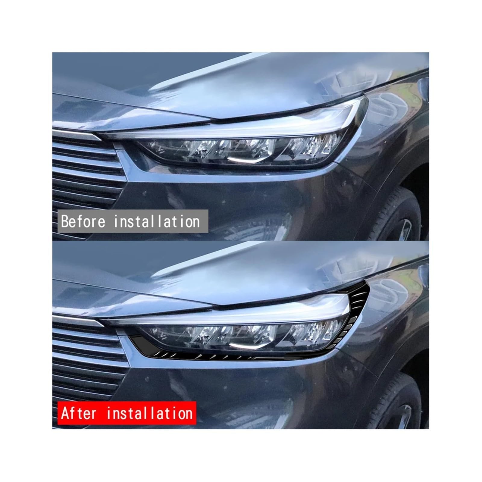 Naklejki na przednie reflektory,brwi,Compatible With HRV HR-V