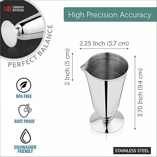 Miniatura 5 de Urban Spoon Bar - Juego de 10, cubo de hielo de doble pared con cuchara de hielo, 3 cuartos de galón, colador multiusos de malla fina para cócteles,