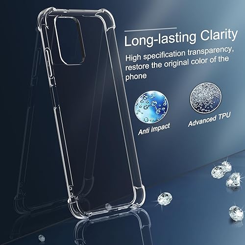 Miniatura 3 de Osophter Funda para Nokia G310 5G, Nokia G42 5G, funda transparente para mujeres y niñas con 2 protectores de pantalla con esquinas reforzadas,