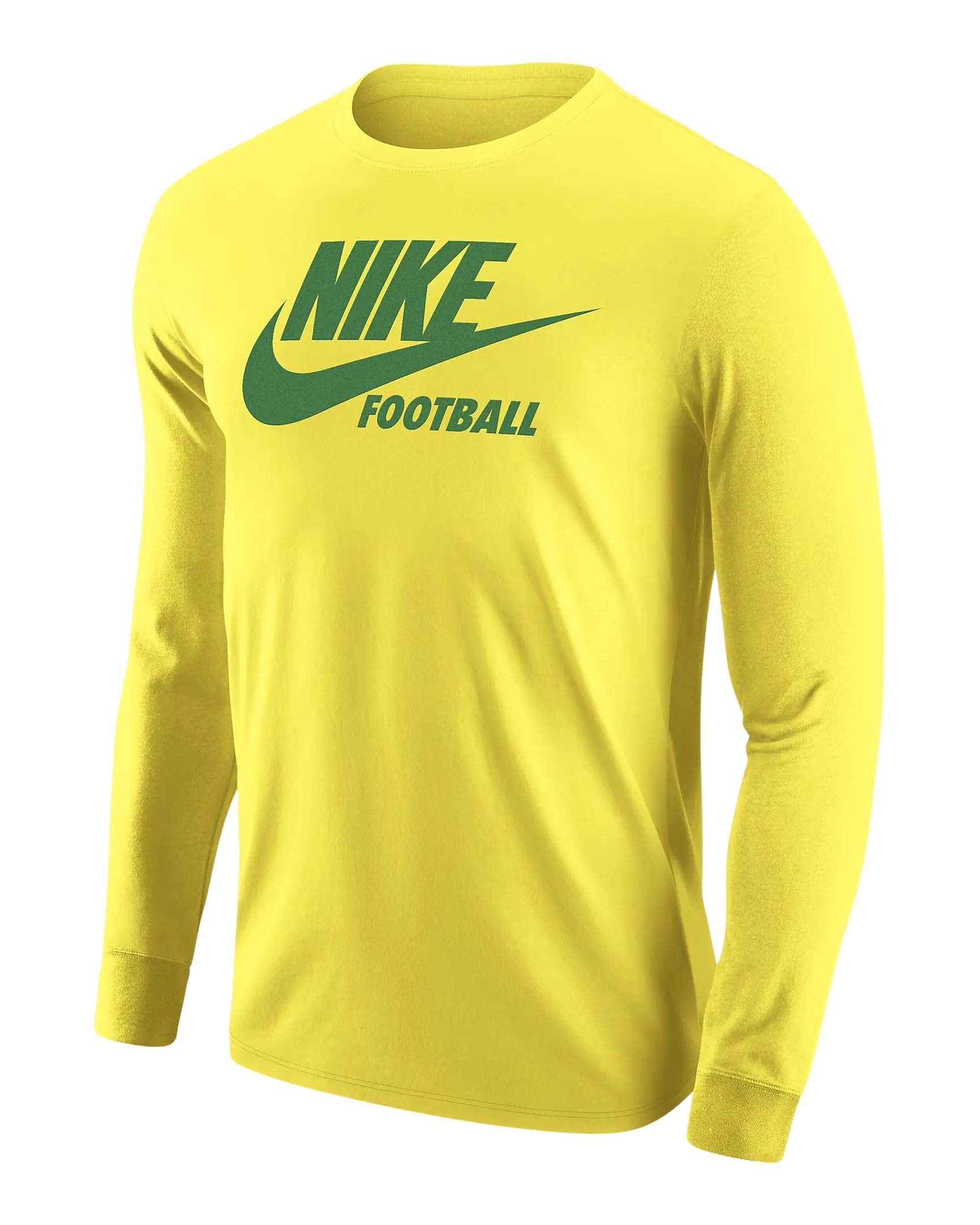 long sleeve yellow nike shirt