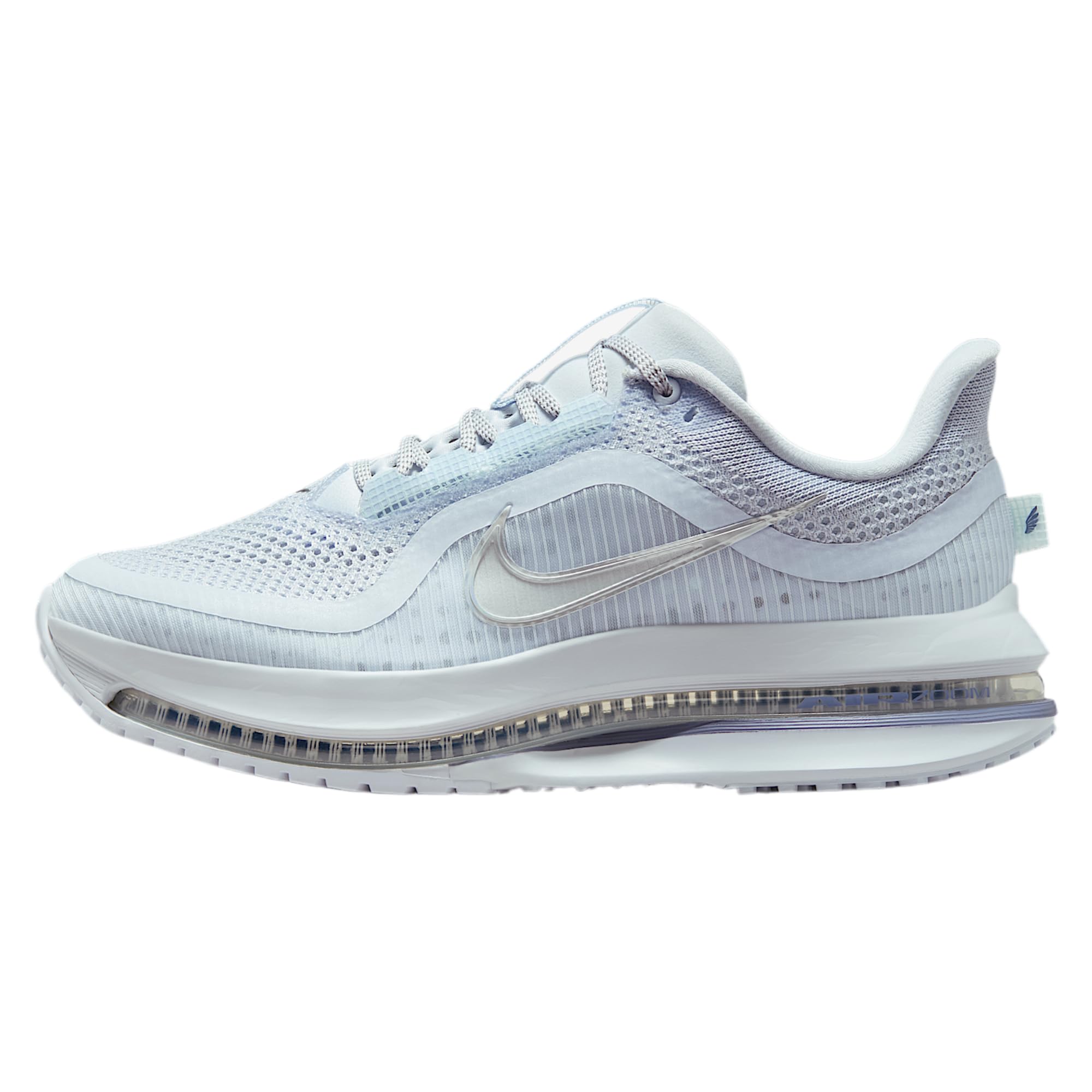 Pegasus Premium Women's Road Running Shoes (Football Grey/World Indigo/White/Metallic Pla…