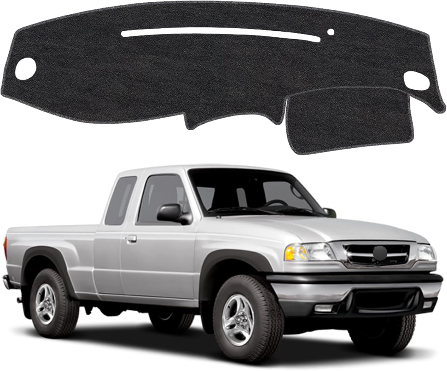 Dash Cover Mat for Ford Ranger 1995-2011 / Explorer 1995-2001 / Mercury Mountaineer 1997-2001 / Mazda B2300 B2500 B3000 B4000 1995-2010 Dashboard Cover Mat Sunshade UV Rays Protector Accessories