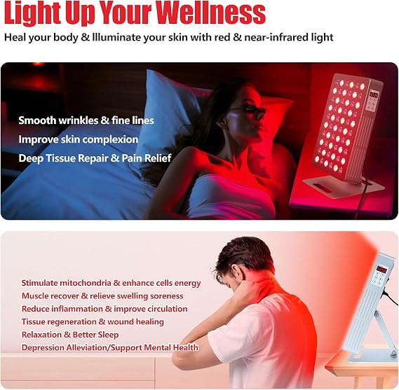 Red Light Therapy for Body Panel 5 Wavelengths, 120W