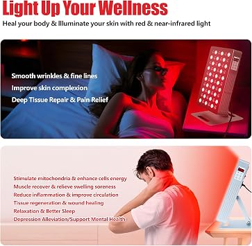 Red Light Therapy for Body Panel 5 Wavelengths, 120W