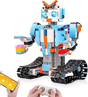 Sillbird STEM Building Blocks Robot Remote Control Engineering Science Toys Kits for 9-14 Year Old