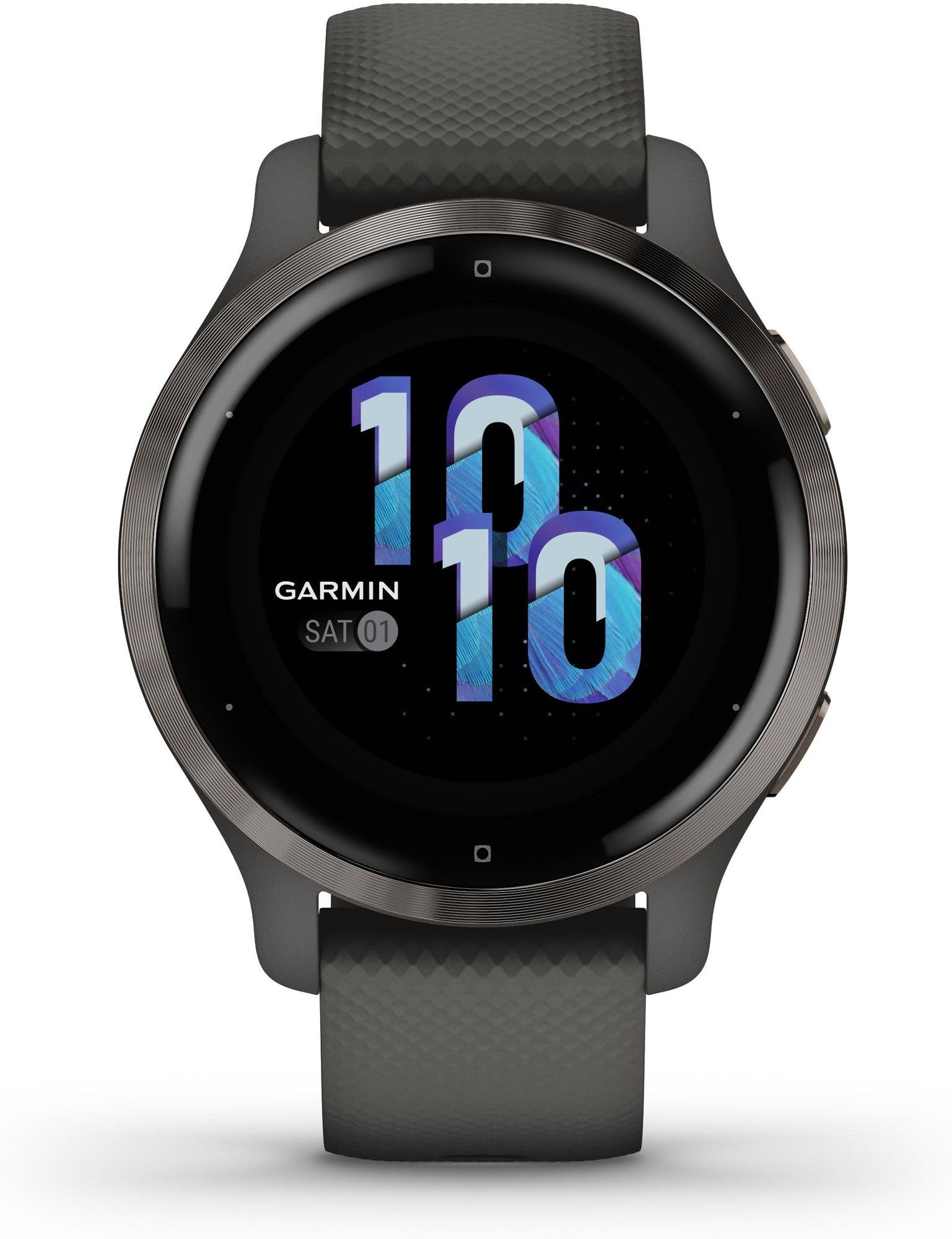 Garmin Venu 2S Reloj inteligente con GPS, música y deportes, Gris Pizarra