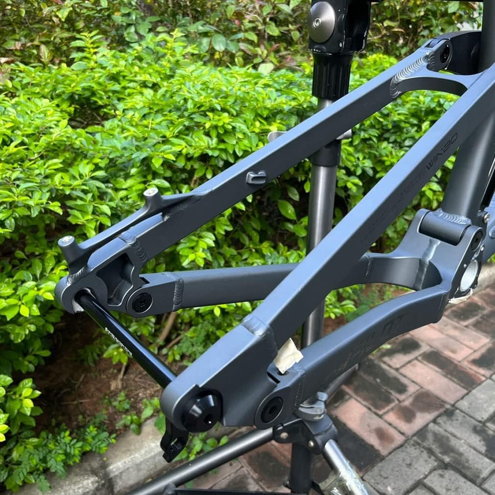 26er 27.5er 29er Bike Suspension Frame DH/XC/AM Enduro Mountain Bike Frame 17''/18'' Aluminium Alloy Disc Brake Frame Thru Axle 12 * 148mm Boost(Dark Grey,26 * 18'')