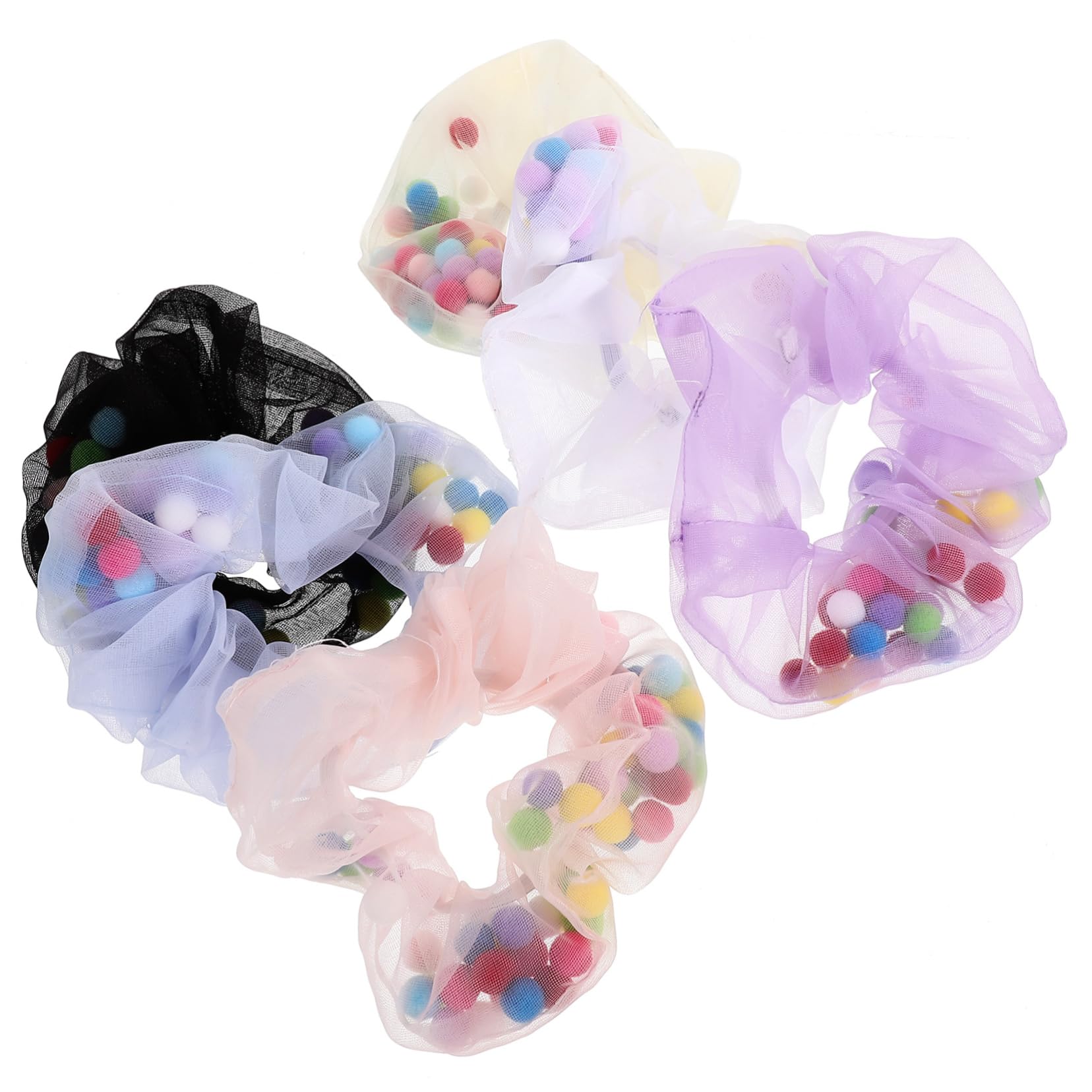 FRCOLOR 30 Piezas conjunto de accesorios para el cabello lazos para el cabello a granel lazos para el para niñas hair clips orquillas cuerdas elásticas para el tela